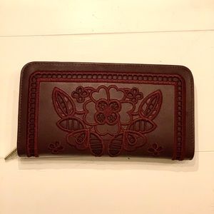 kate spade large embroidered wallet